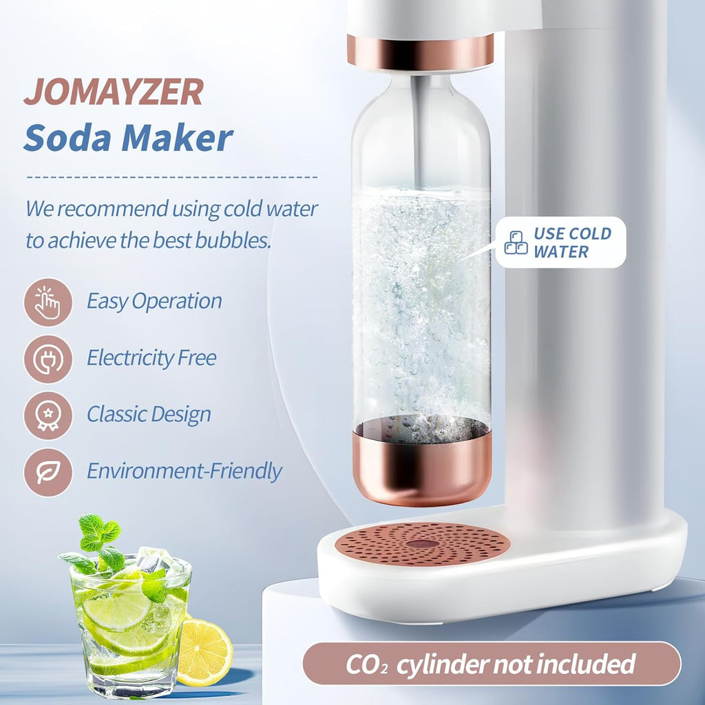 Sparkling Water Maker Soda Maker Machine with 1L PET Bottle V629689