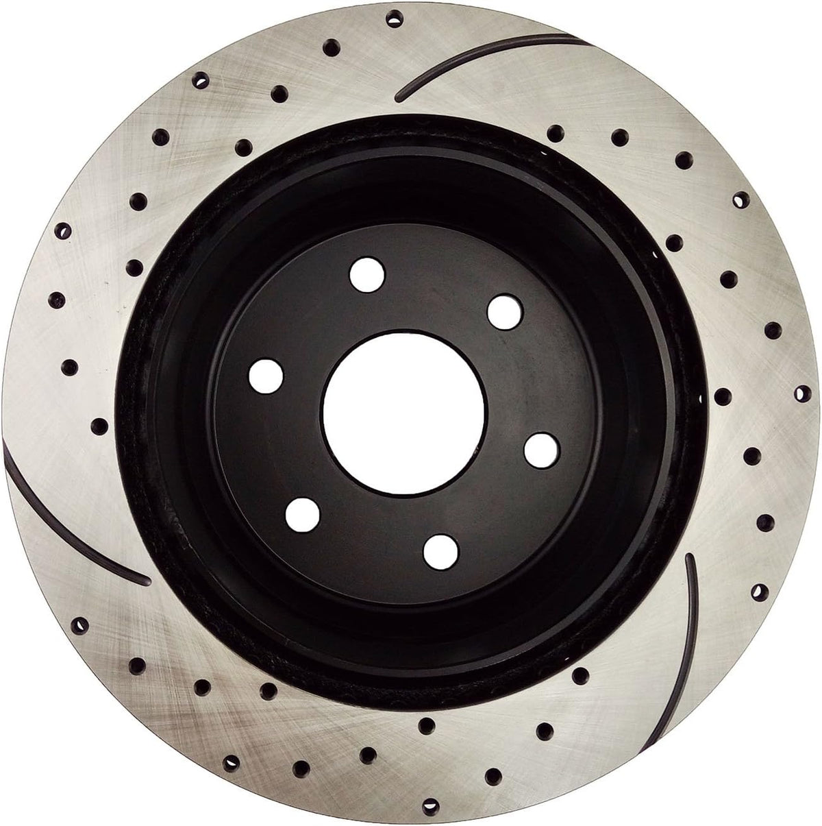 Rear Brake Kit with Drilled Slotted Rotors and Ceramic Brake Pads O3210