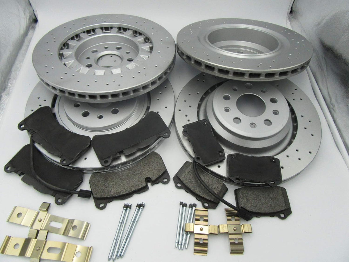 Front Rear Brake Pads and Rotors for Maserati Ghibli Sq4 Awd Quattroporte E5395
