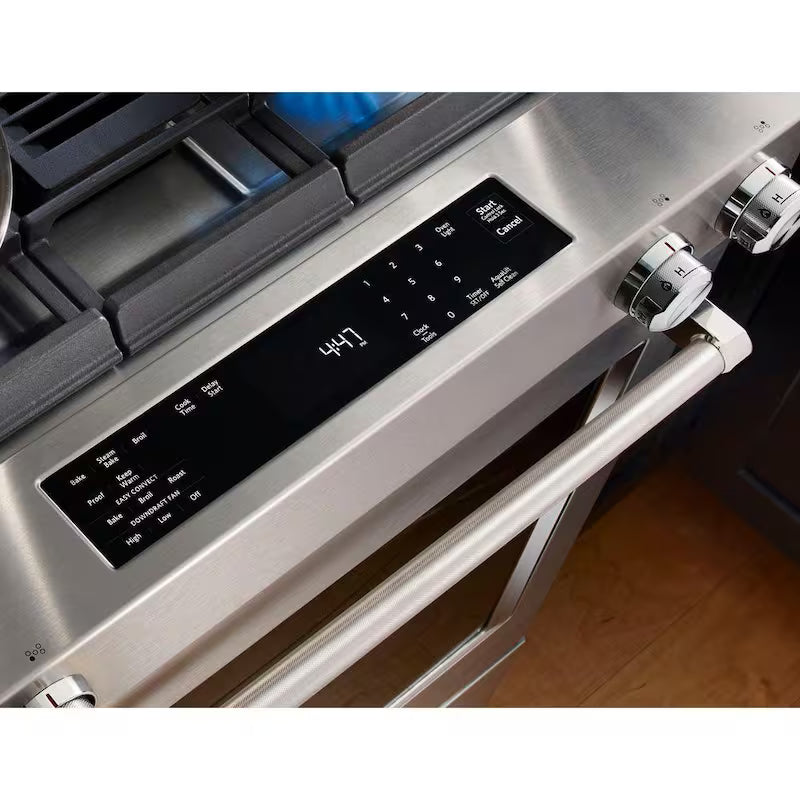 6.4 cu. ft. Dual Fuel Slide-In Range with Convection Oven Stainless Steel W575722
