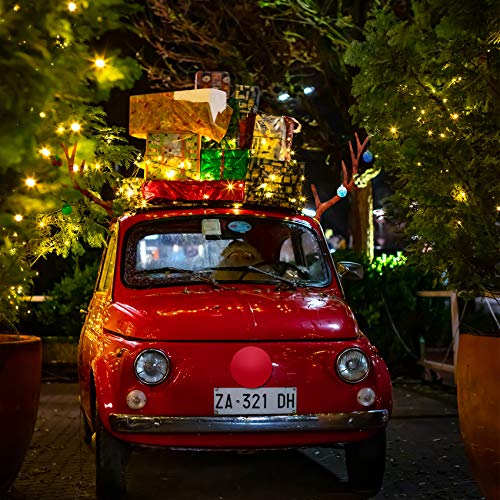 Christmas Car Decorations with Jingle Bells and Red Nose A803