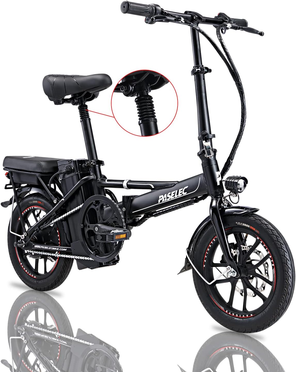 14Inch Folding Electric Bicycle, 48V 350W Motor, 13Ah Battery L711