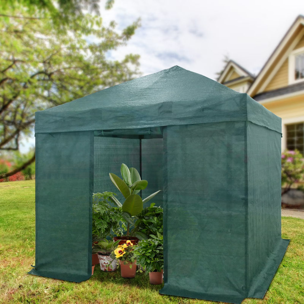 10x10 Pop-up Greenhouse with Mesh Cover N755148