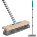Stainless Steel Long Handle Deck Scrub Brush D656384