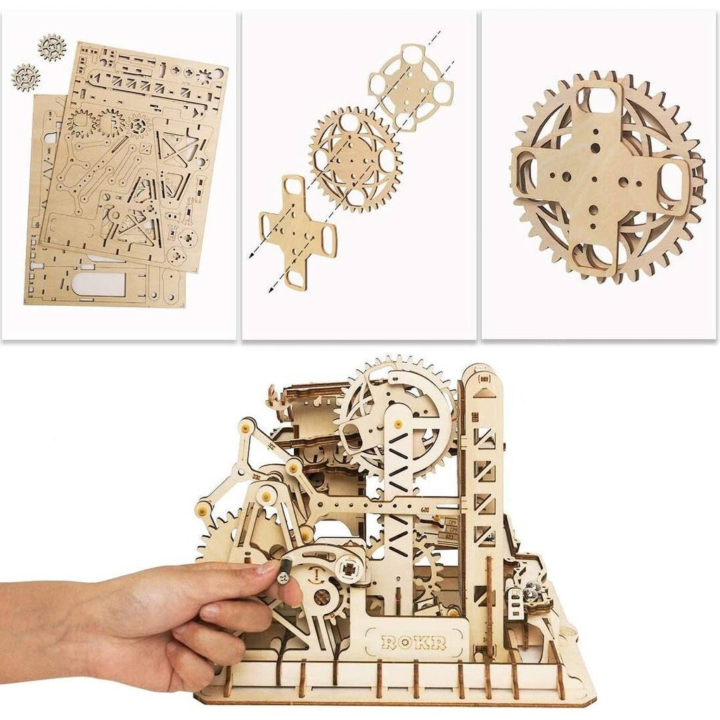 3D Wooden Puzzle Mechanical Model DIY Toy M2337