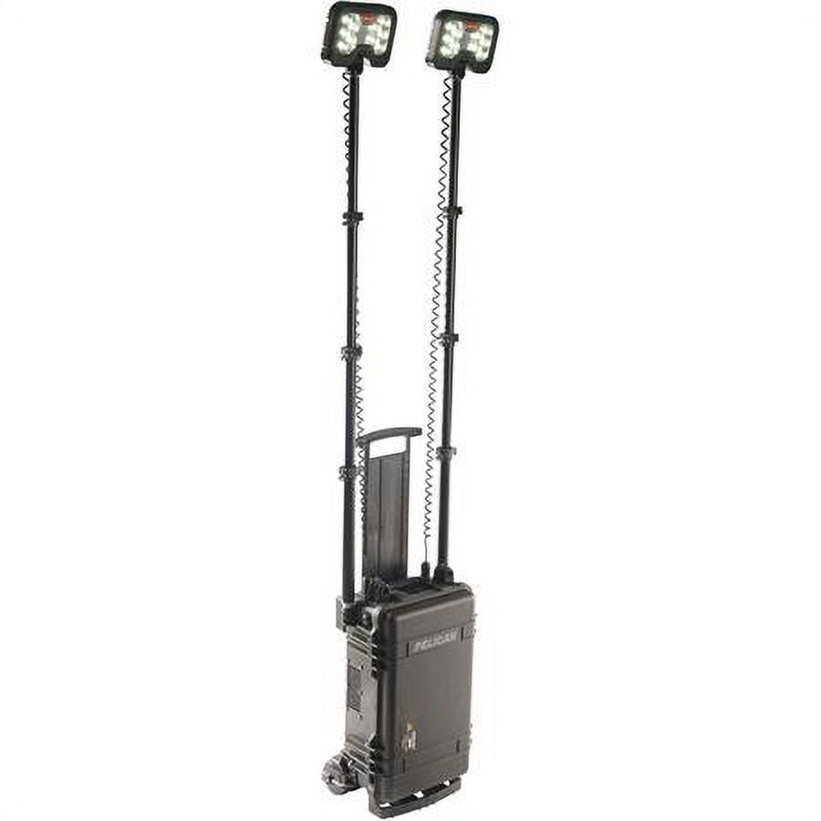 Black Remote Area Lighting System, 2 Lamp Heads K47261