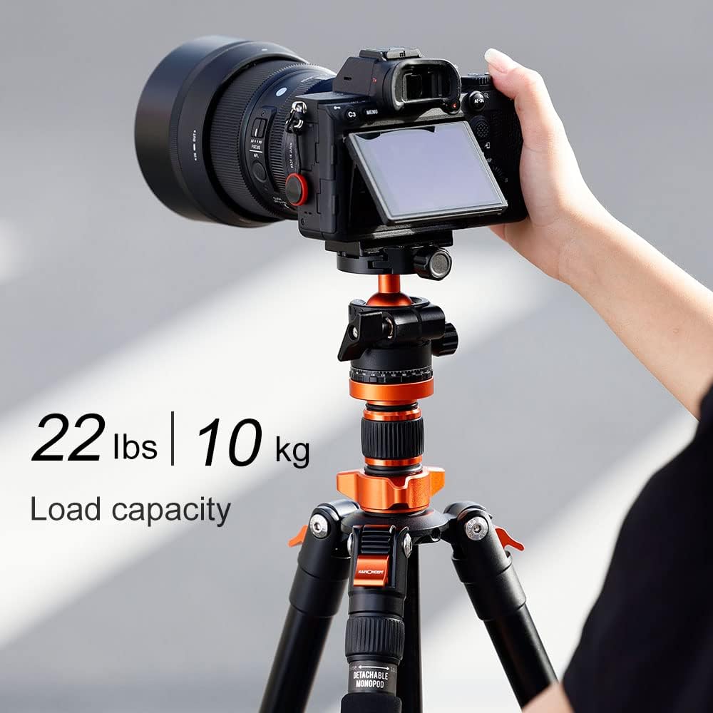62 inch Aluminum DSLR Camera Tripod with Ball Head U374