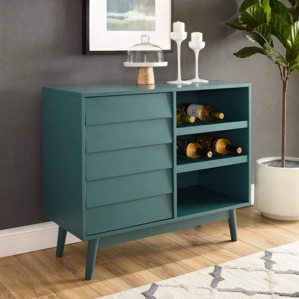 Dark Teal Bar Cabinet U305045