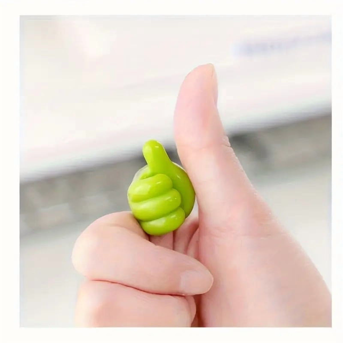 50 Pcs Silicone Thumb Wall Hook Adhesive Cable Clip Key Hanger G982973