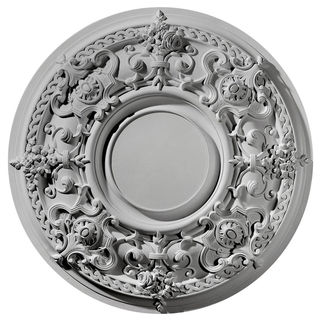 Steel Gray Ceiling Medallion V1700