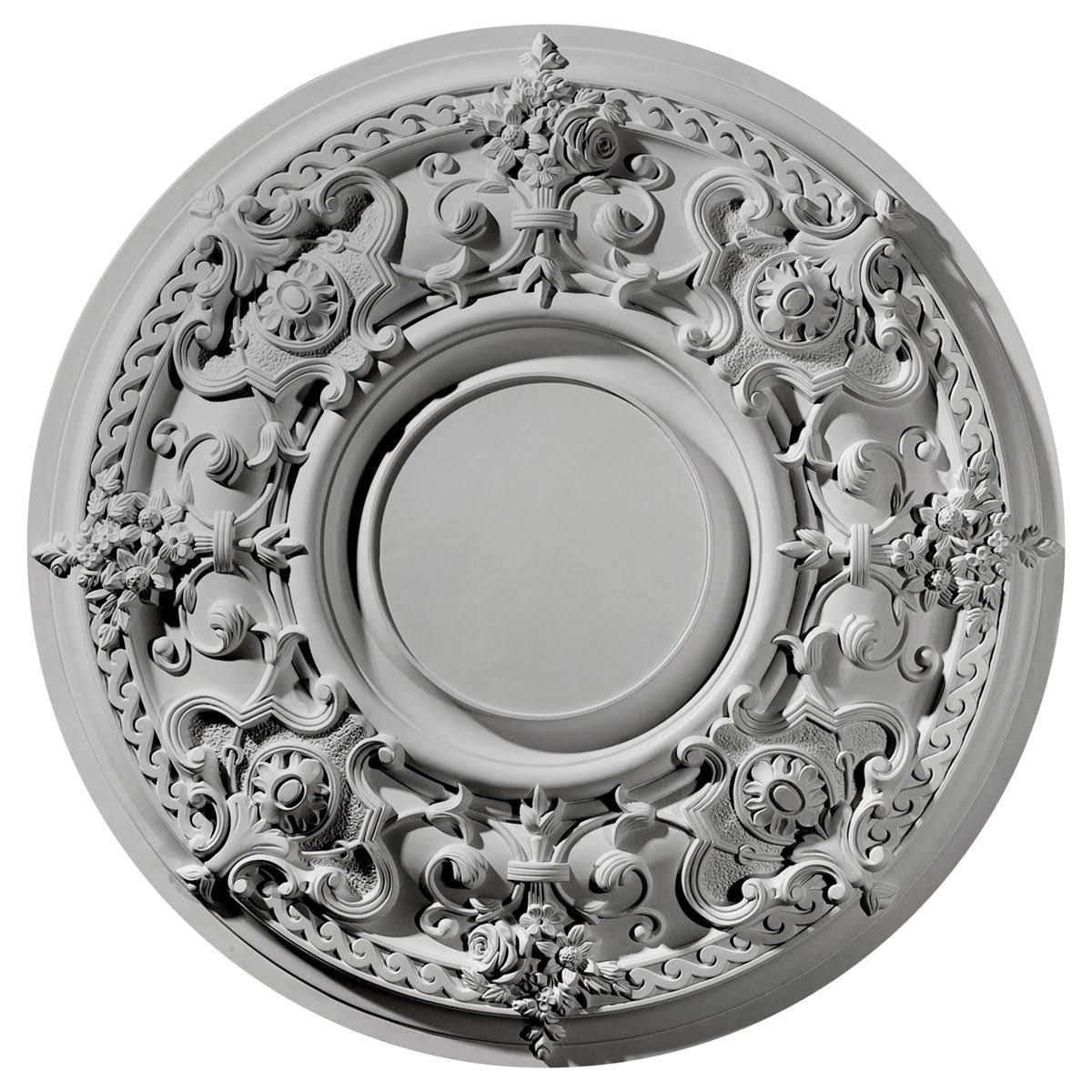 Steel Gray Ceiling Medallion V1700