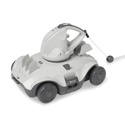 Cordless Robotic Pool Cleaner with Batteries and Charger Cable M377361