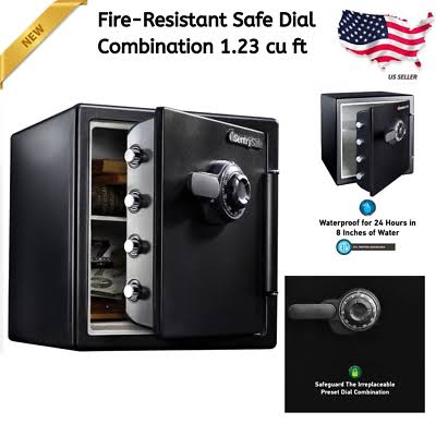 Combination Fire-Safe in Black G8256