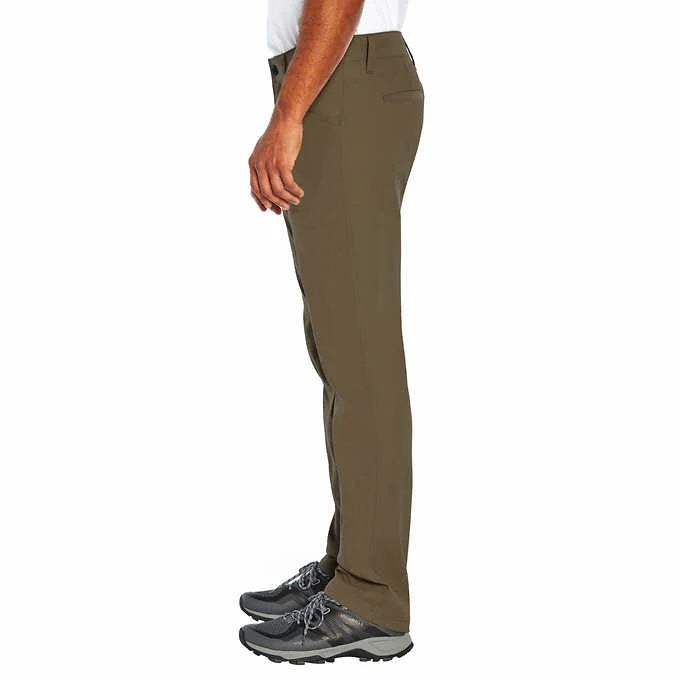 Green 32 x 30 Water Resistant Stretch Trek Pants O686169