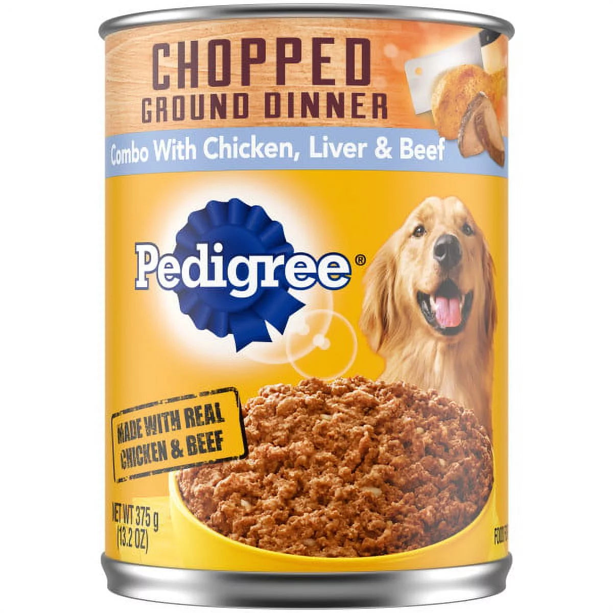 Chicken Beef & Liver Chopped Ground Dinner Wet Dog Food, 13.2 oz Cans, 12 Pack H1794