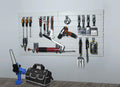 48 inch PVC Slat Wall Panel with 6 Pieces Hook set, Pack of 2 U84010