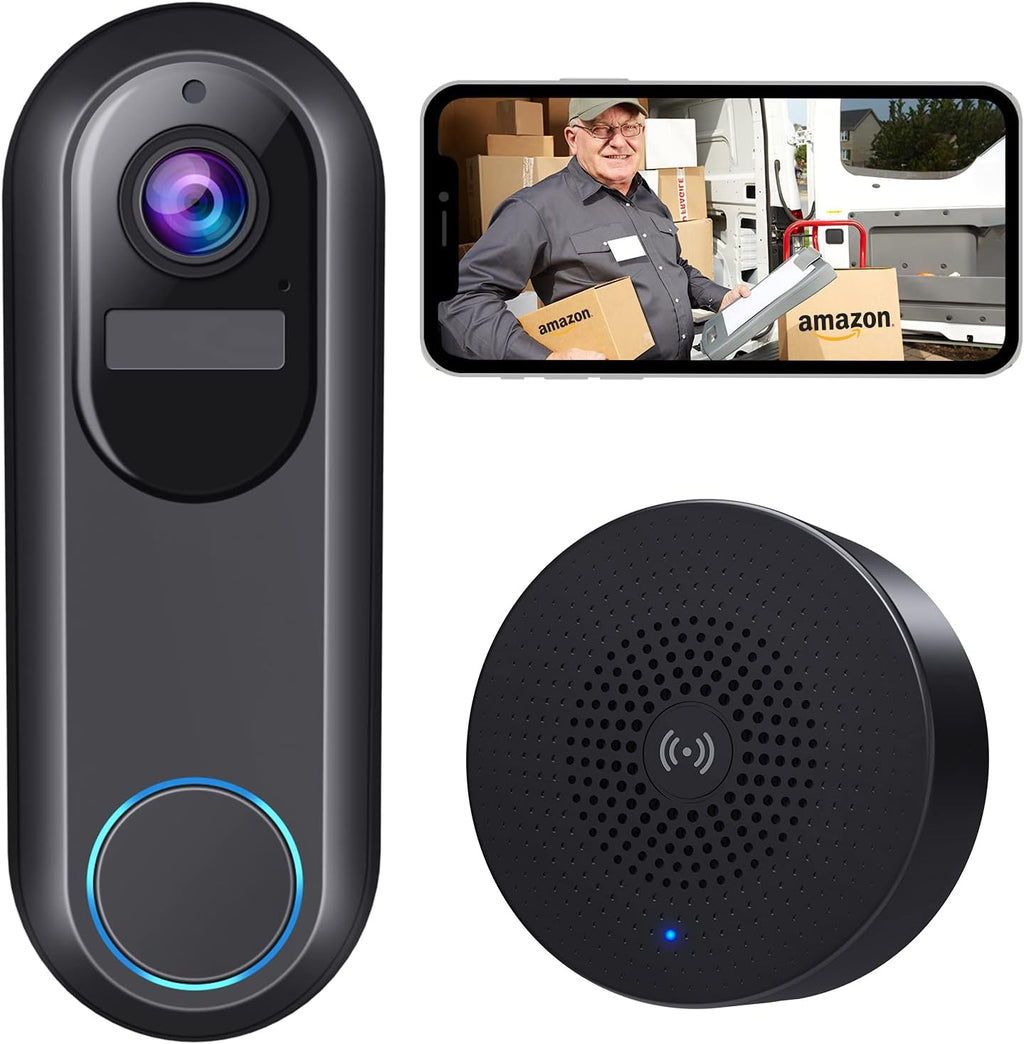 Wireless Video Doorbell Camera with Chime Y846