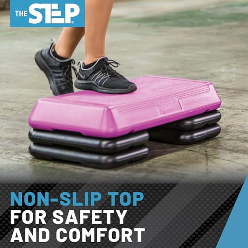 Exercise Step Platform with 2 Risers S17861