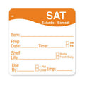 Shelf Life Saturday Label 250 Roll Pack of 12 I299414