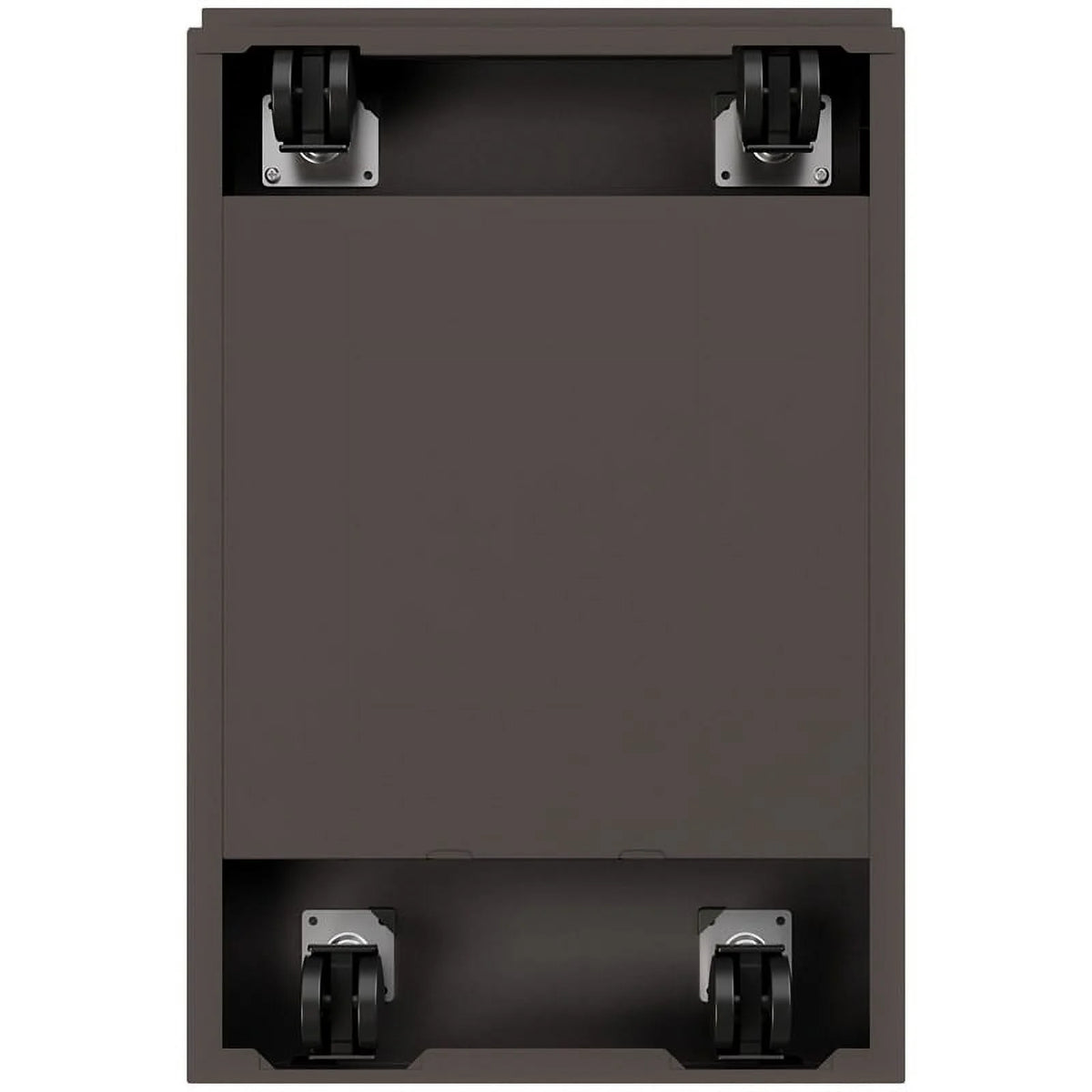 Espresso 3-Drawer Metal Mobile File Cabinet G344511