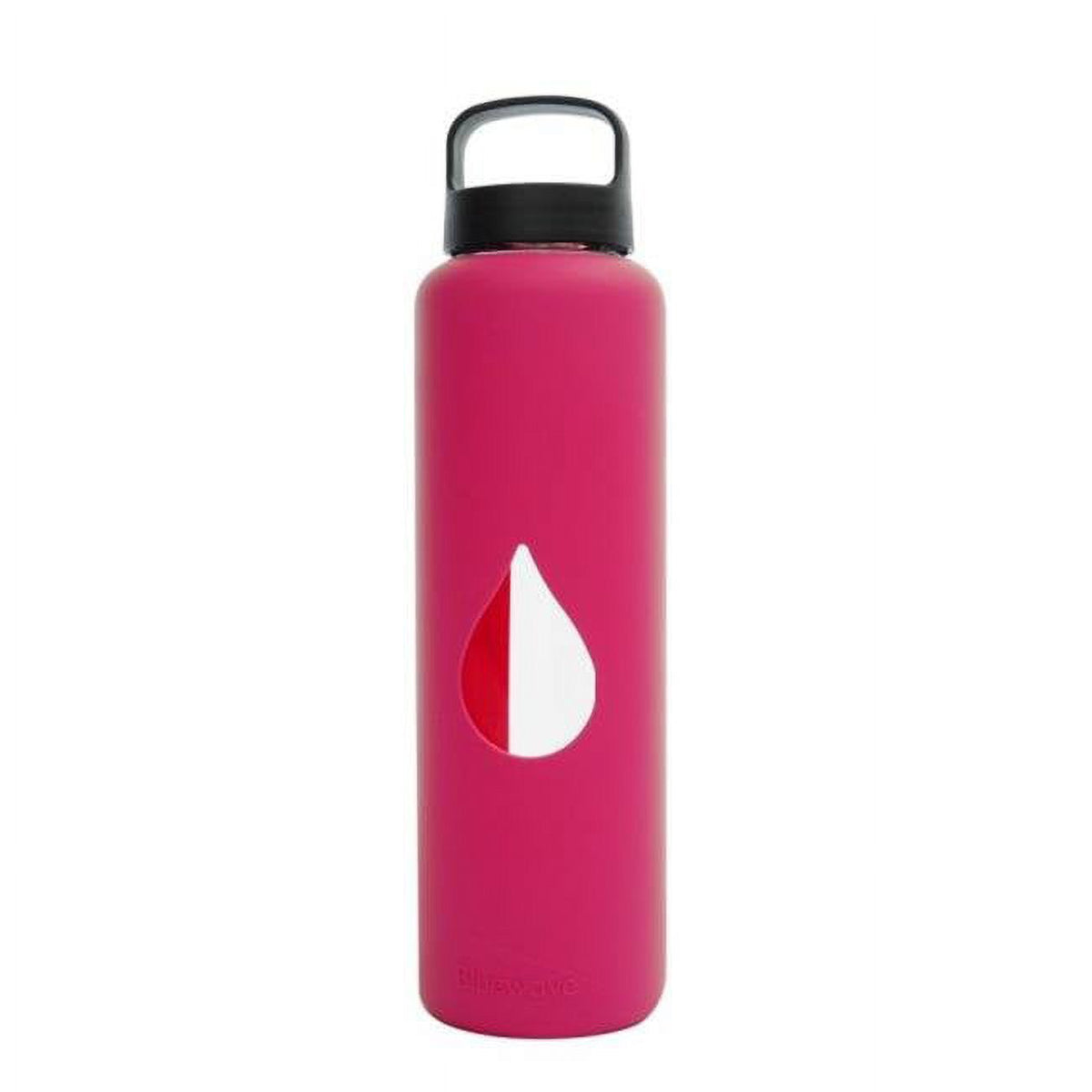 750ml Reusable Glass Water Bottle with Loop Cap and Silicone Sleeve A902026