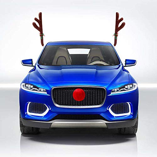 Christmas Car Decorations with Jingle Bells and Red Nose A803
