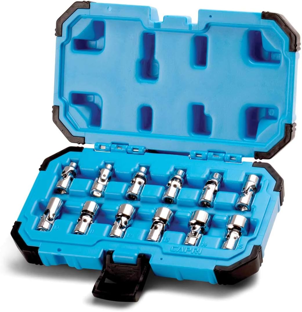1/4 in. Drive Universal Socket Set, 5-15 mm Metric, 12-Piece O24016
