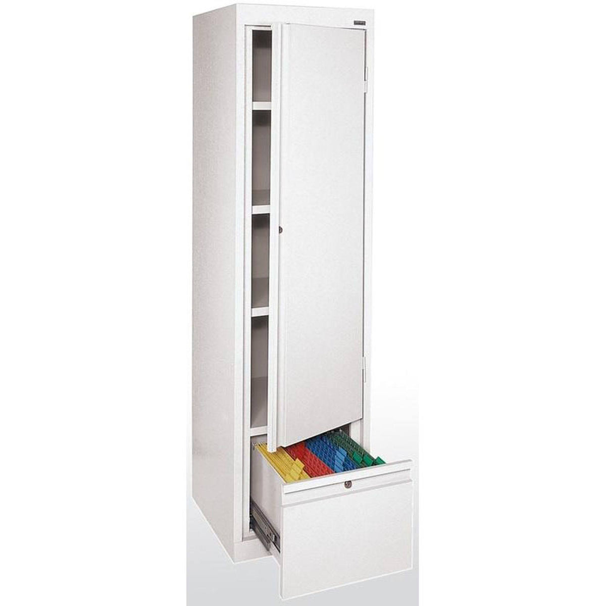 White 1 Door Storage Cabinet U437735