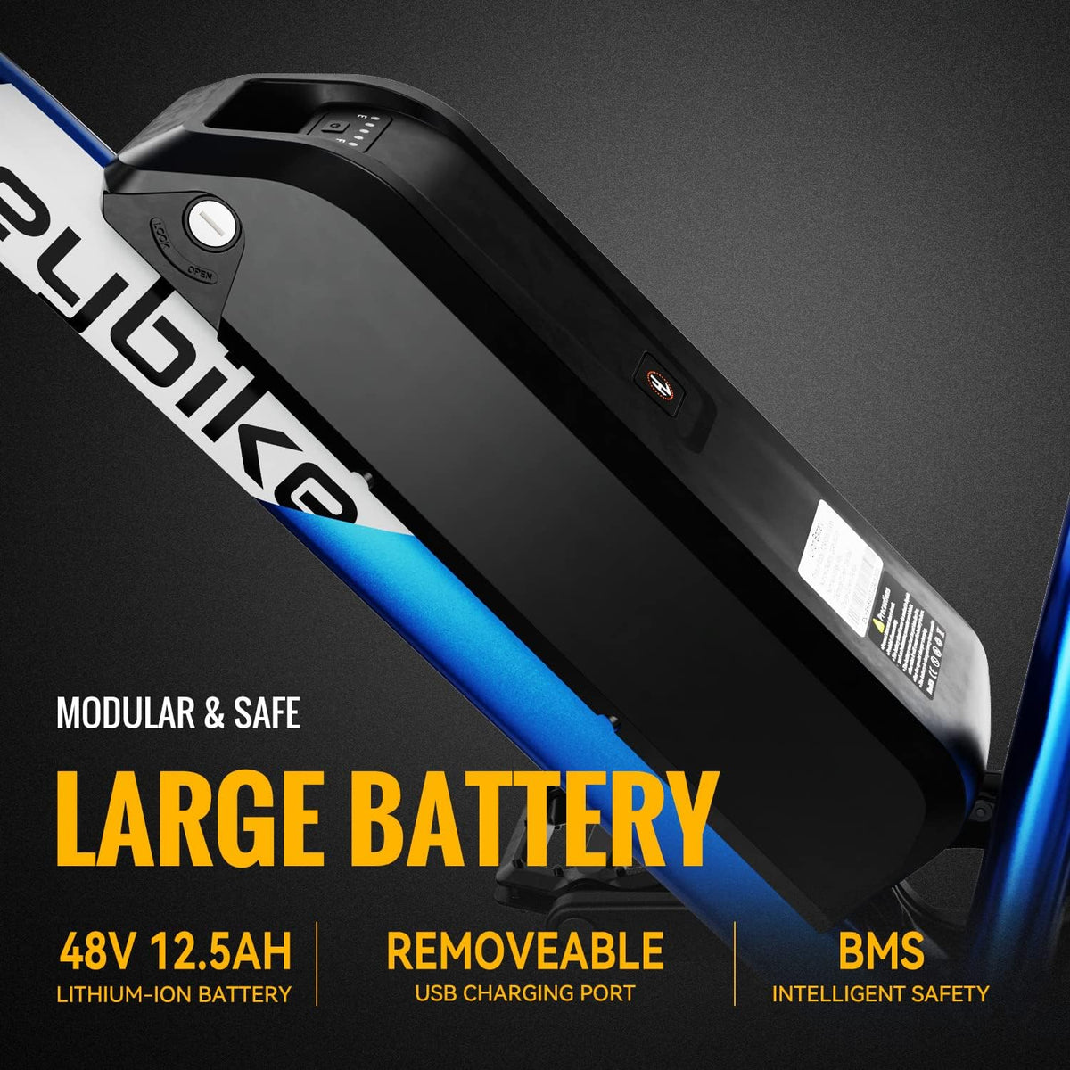 500W Motor 48V 12.5AH Battery 27.5 Electric Mountain Bike L8988