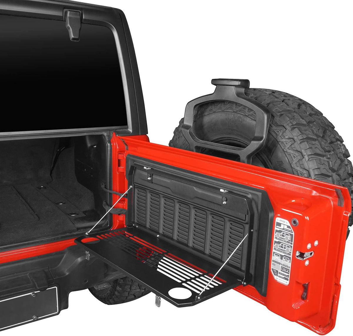 Foldable Tailgate Table Cargo Shelf V153