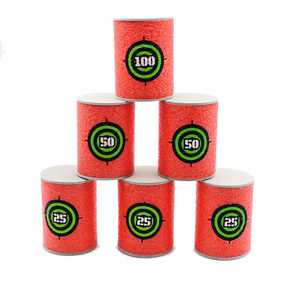 18x EVA Soft Bullet Target Dart Toy B688898
