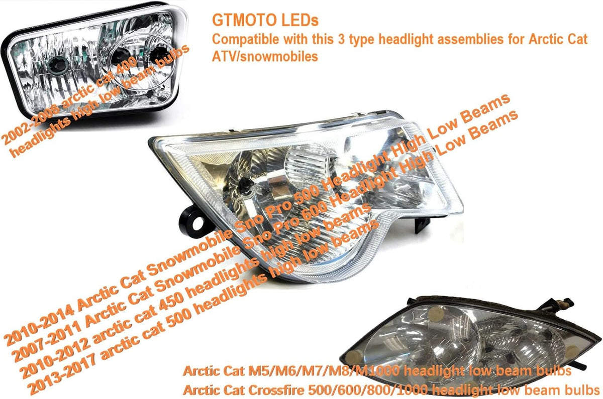 6000K LED Headlight Bulbs 2-Pack F770