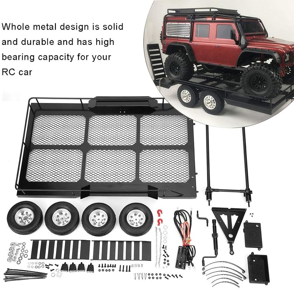 1/10 RC Car Trailer with Four Tires Z853