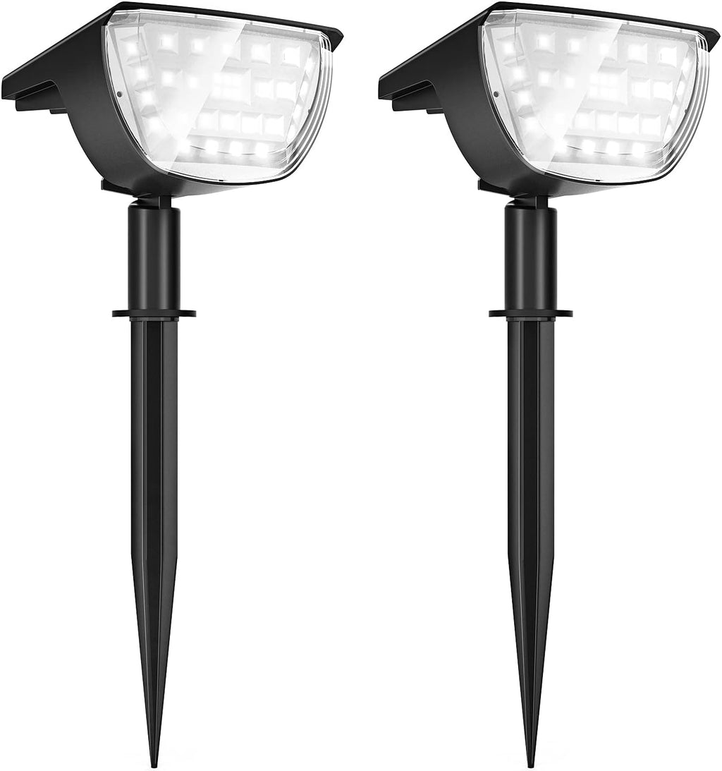 32 LED IP65 Waterproof Solar Powered Wall Lights 4 Pack (Warm White) J5505