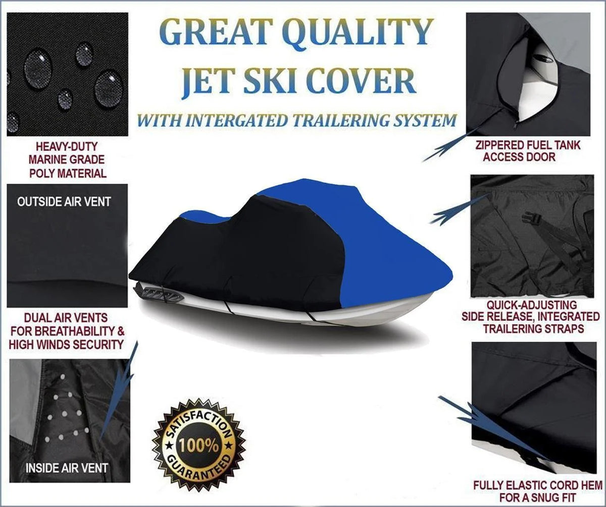 Heavy-Duty 600 Denier Jet Ski PWC Watercraft Cover Z20386