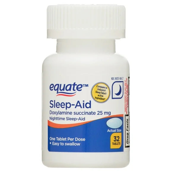 Doxylamine Succinate 25mg Sleep Support Tablets 32 Count L25864
