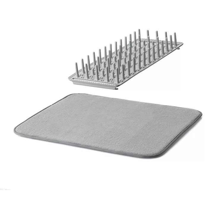 Dish Drainer With Mat Milk White Z4743