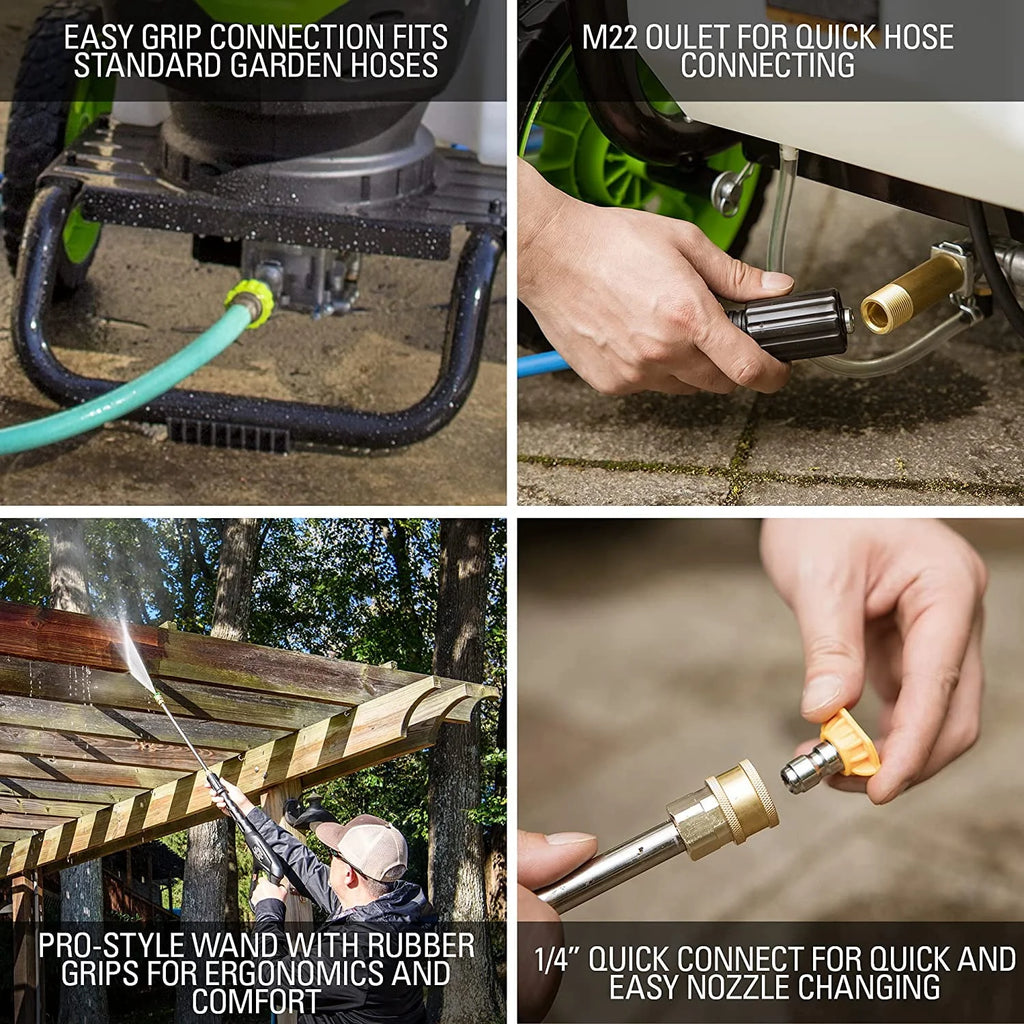 2300-PSI 14 Amp 2.3-GPM Brushless Pressure Washer W346557