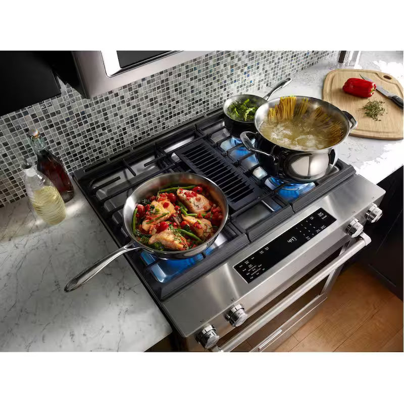 6.4 cu. ft. Dual Fuel Slide-In Range with Convection Oven Stainless Steel W575722