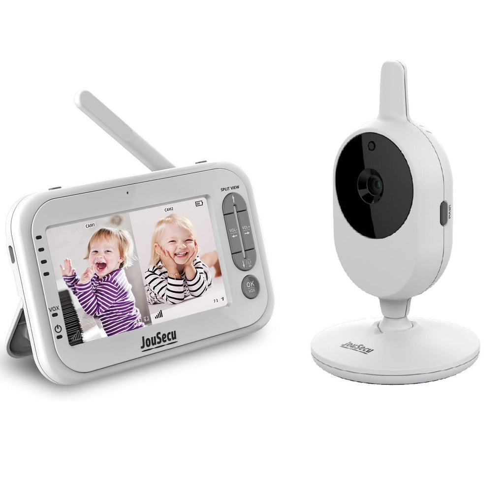 4.3 Inches LCD Split Screen Baby Monitor with Camera and Audio S514