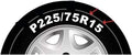 15 inch Black Steel Wheel Rim B538