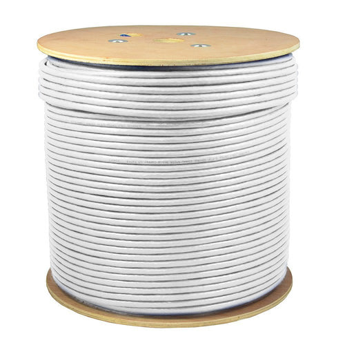 1000ft CAT6A S/FTP in-Wall CMR Rated Bare Copper Solid 23AWG Conductor 550Mhz Ethernet Wire Z43563