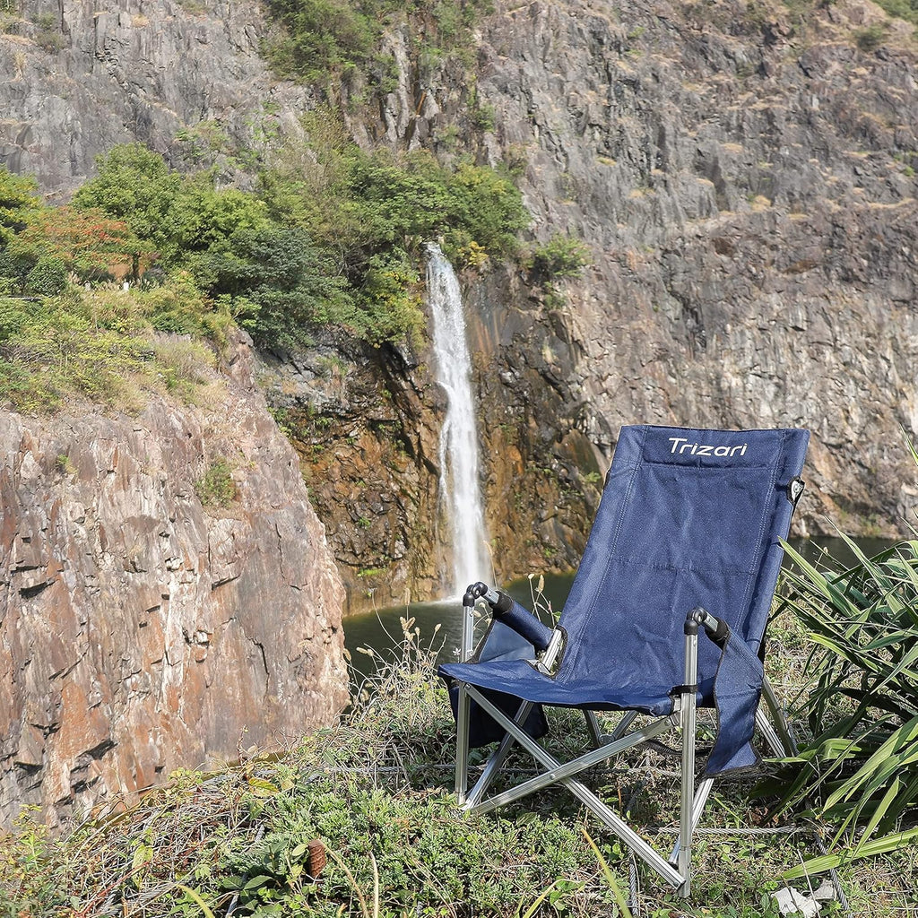 Ultralight Portable Folding Camping Chair with Cup Holders and Carry Bag G2343