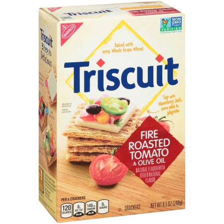 Fire Roasted Tomato & Olive Oil Crackers (Pack of 16) T8557