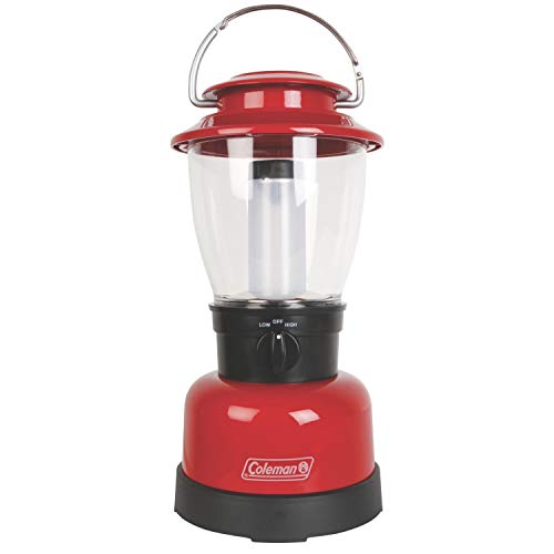 Coleman Classic Rechargeable 400 Lumens LED Lantern, Water-Resistant Lantern with USB Charging Port and Carry Handle N6033