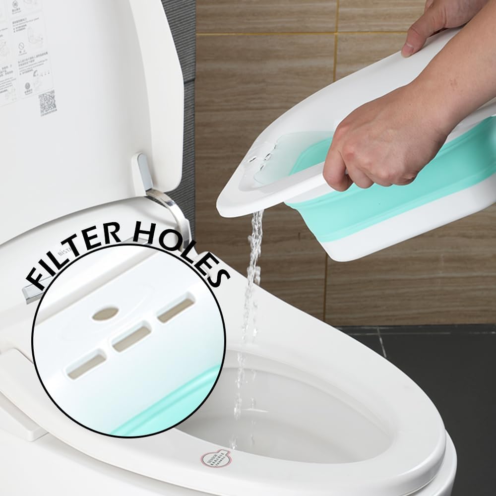 Wireless Battery Powered Collapsible Sitz Bath Y86629