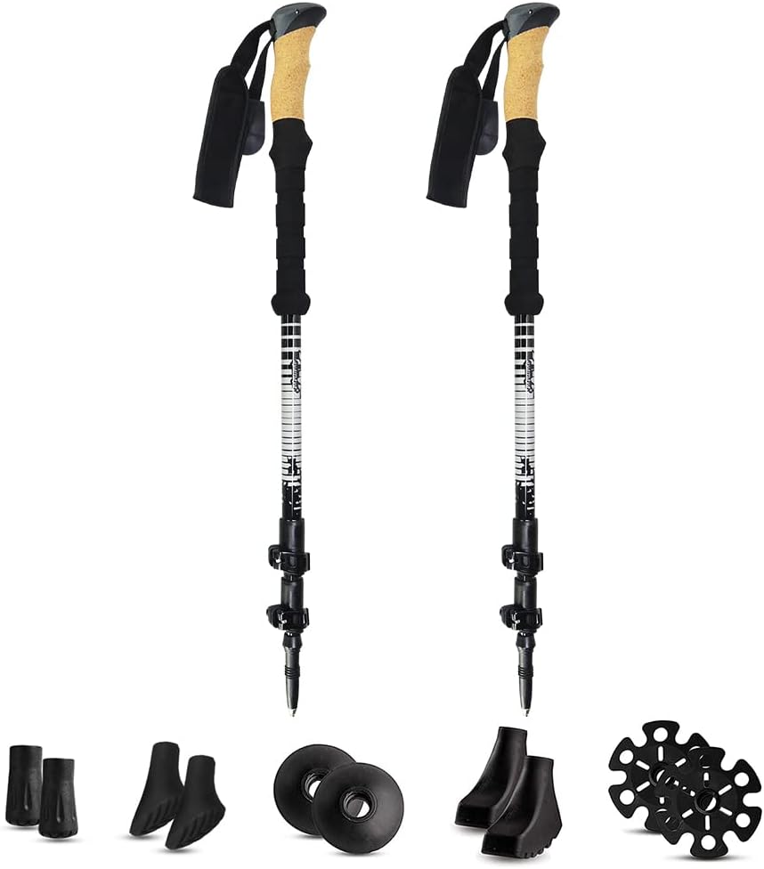 Carbon Fiber Trekking Poles with Cork Handle Z15436