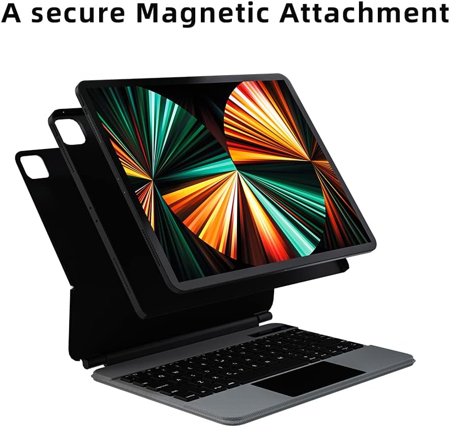 Magnetic Backlit Keyboard Case with Touchpad U766