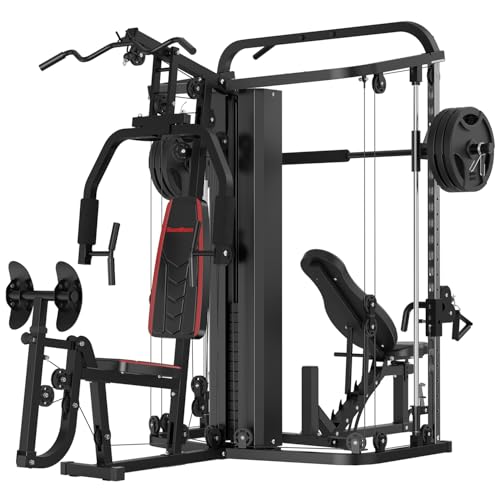 Smith Machine with 138LB Weight Stack I862207