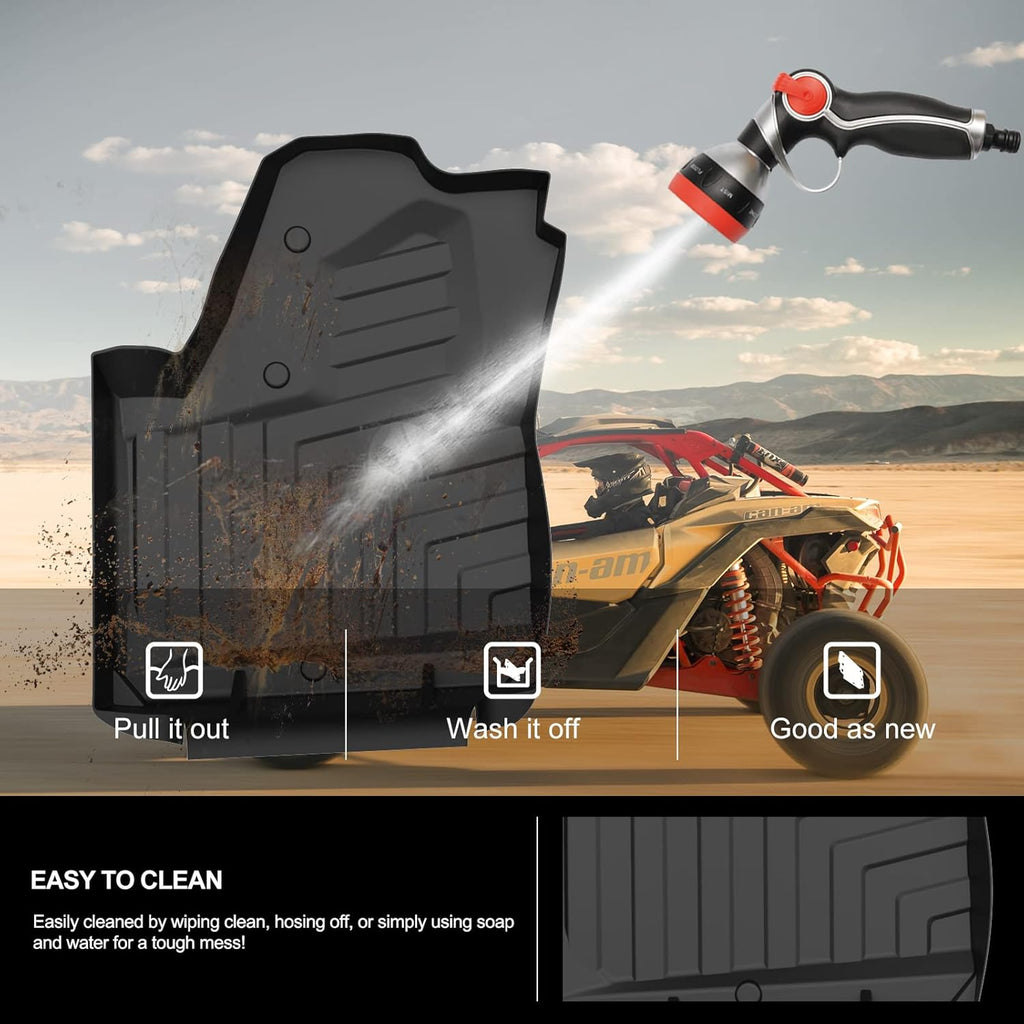 All Weather TPE Floor Mats Black J7794
